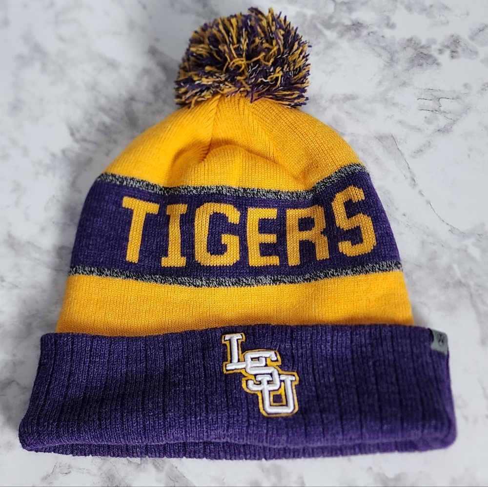 LSU Tigers Top of The World Cuffed Pom Hat